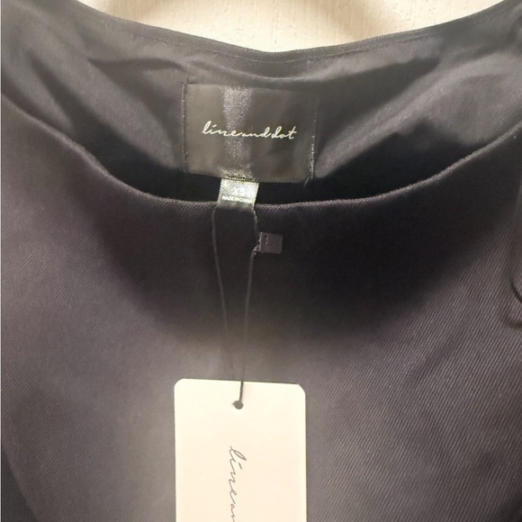 Line & Dot ISABEAU Black and Cream Mini Dress size S NWT - Picture 7 of 7